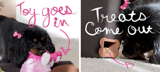 Illustration for article titled A Treat-Dispensing Box Teaches Your Dog To Put Away Its Toys